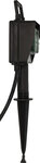 Presa da giardino con picchetto di terra IP44 doppia 1,4 m H07RN-F 3G1,5