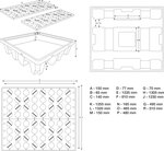 Bacinella di raccolta olio con griglia per fusti da 4 x 200 l