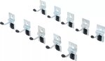 Serie di ganci singoli 40 mm per sistema a parete 10 pz
