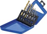 Serie di estrattori e punte con taglio sinistro HSS nitruro di titanio 2 - 7,5 mm 10 pz