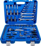 Serie di bussole esagonali 6,3 mm (1/4) / 10 mm (3/8) 92 pz