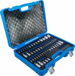 Serie di inserti e bussole profilo a E / profilo a T (per Torx) / profilo a T (per Torx) con alesatura / profilo a TP (per Torx Plus) 60 pz