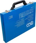 Serie di punte elicoidali e frese a gradini HSS nitruro di titanio 1 - 10 mm 231 pz