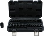 Set chiavi a bussola (1/4), (3/8), (1/2) profilo a E/T (per Torx) 25 pz