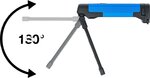 Lampada pieghevole a batteria COB-LED 4 W