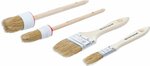 Set di spazzole piatti / anulari 4 pz