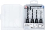 Set di punte per legno con svasatore 4 pz