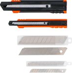 Set di taglierini universali a lama spezzabile Larghezza lama 9 / 18 mm 4 pz