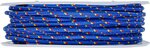 Corda in plastica / Corda multiuso 4 mm x 20 m blu / giallo / rosso