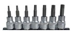 Set di bussole Bit Azionamento 10 mm (3/8) Torx 7 part