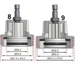 Set per test pressione sistemi di raffreddamento 18 pz