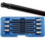 Set di inserti, torx, testa a sfera 1/4 -7 pezzi