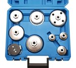 Set di chiavi filtro olio diametro 27 - 88,8 mm 9 pezzi