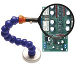 Lente dingrandimento con braccio flessibile e base magnetica