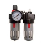 Filtro aria / olio con manopola di controllo della pressione e manometro