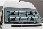 Finestra di montaggio telaio finestra auto con pistoni mobili in vetro