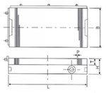 Magnete permanente rettangolare 300x150mm