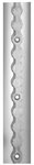 Binario in alluminio bombardato l.3000mm