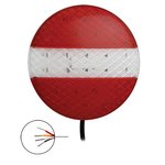 Fanale posteriore 12 24V 3 funzioni 140mm STI LED