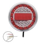 Fanale posteriore 12 24V 4 funzioni 125mm LED