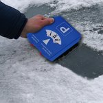 Disco orario NL D F GB con raschiaghiaccio monete carrello della spesa