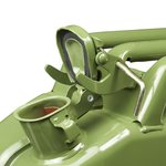 Jerrycan 20L verde metallizzato UN- TuV/GS approvato