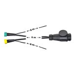 Set di cavi 9M con spina a 13 pin e 2 connettori a 5 pin + 6M DC