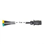 Set di cavi 7M con spina a 7 poli e 2 connettori a 5 poli