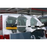 Spazzola per neve con tergivetro e raschiaghiaccio + manico telescopico