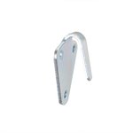 Gancio per corda in metallo 40x45mm curvo 10 pezzi