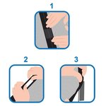 Zanzariera per porta con chiusura magnetica