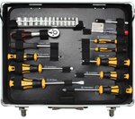 Set di utensili da 129 pezzi con custodia in alluminio