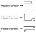 Set di strumenti per la temporizzazione del motore per BMW N43