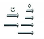 Assortimento, dadi e viti, 125 dl, M4 + M5 metrico