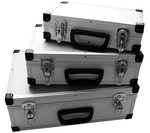 Set valigetta in alluminio 3 pz