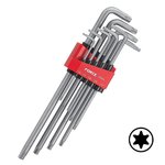 Set di chiavi Torx angolari XL 9 pezzi