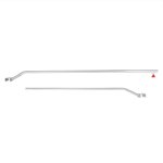 Supporto per telone in alluminio  estensibile  132-204 cm  per telone per rimorchio