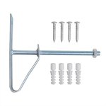 Set porta pneumatici 2 pezzi montaggio a parete