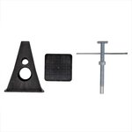 Set di supporto in plastica 4 pezzi 750 kg pezzo
