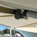 Clip per tenda da sole con chiusura a torsione - set da 3 pezzi