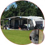Clip per tenda da sole con chiusura a torsione - set da 3 pezzi