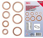 Assortimento o-ring rame Ø 6 - 20 mm 95 pz