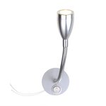 Faretto da superficie 1-led con collo di cigno flessibile 12V 120lm dia 65x110-260mm