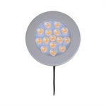 Proiettore di profondita 15 LED 12V 200lm diametro 70x12mm