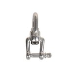 Blocco premistoppa 6mm, A4 acciaio inox AISI 316, occhio-forcella, 1.350 daN