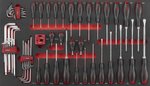 Carrello Jumbo nero a 8 cassetti con 610 pezzi di utensili (EVA)