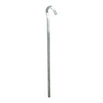 Piolo da roccia 22cm quadrato in metallo