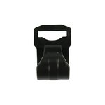 Clip per tenda per palo tenda 20-25mm con fessura nera