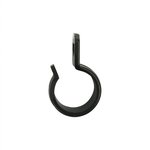 Clip per tenda per palo tenda 20-25mm con fessura nera