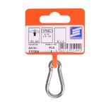 Moschettone 40x4mm  acciaio inox A4 AISI 316  450 daN